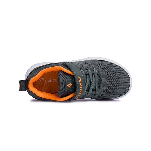 [EZ-Ons GoGetters] Kids Tennis Running Shoes - GREY ORANGE - 2